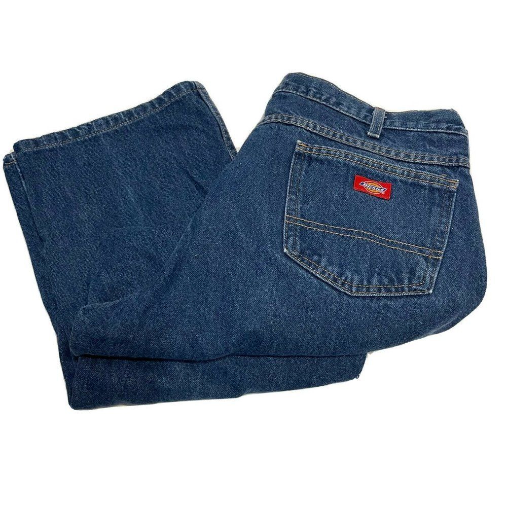Dickies Men's Blue and Navy Jeans